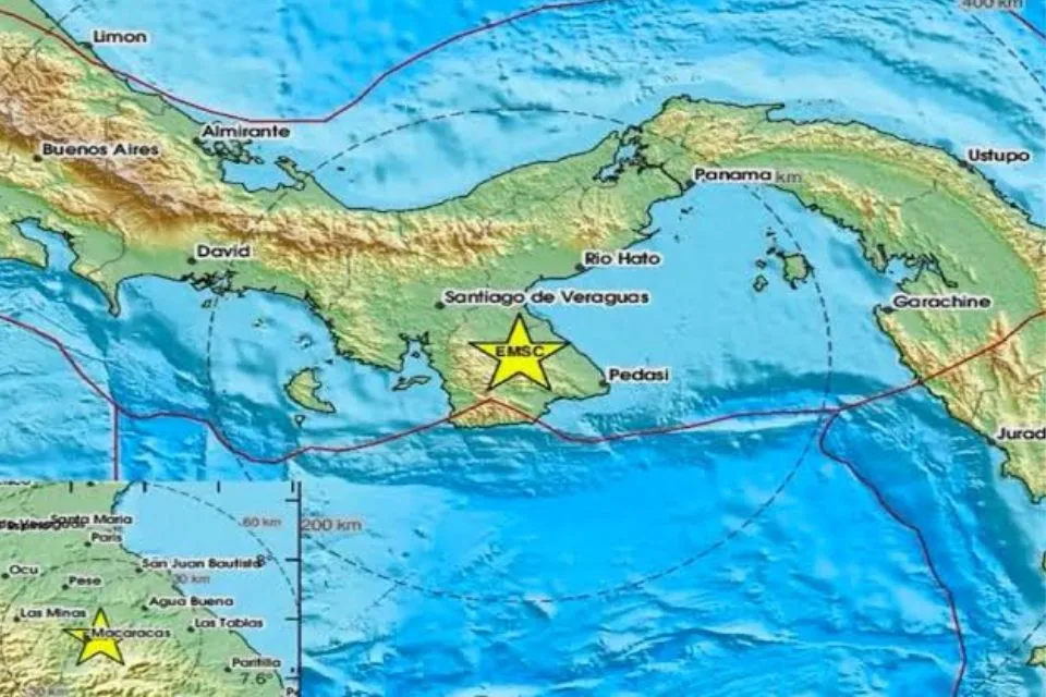 Terremoto de magnitud 7,6 sacude Panamá y levanta alerta de tsunami