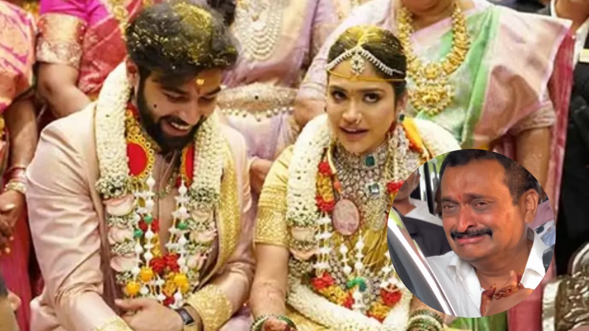 Bandla Ganesh gets emotional as daughter Janani marries Surya Teja in Hyderabad