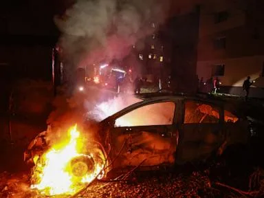Blaze at St Petersburg oil sites as Kyiv launches more than 1,000 drones at Russia