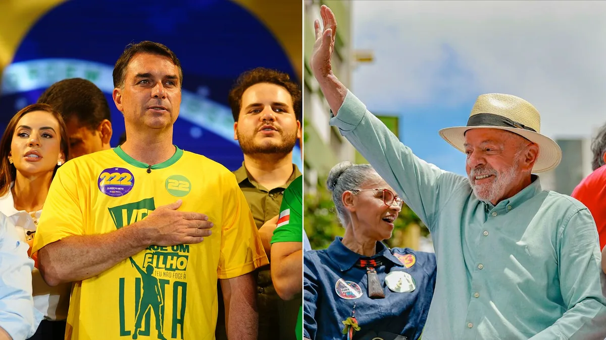 Nova pesquisa Datafolha mostra a distância entre Flávio e Lula nas regiões do Brasil