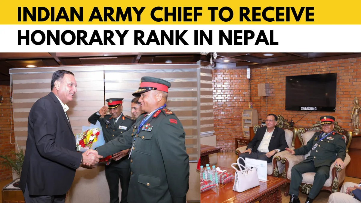 Indian Army Chief General Dhiraj Seth arrives in Nepal for four day visit