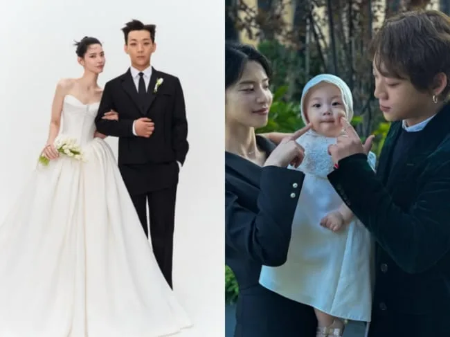 양홍원♥원현주, '혼전출산' 2년만 오늘(18일) 결혼..1살 딸 화동[Oh!쎈 이슈]