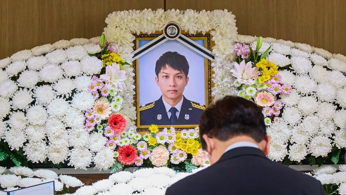 “순직 소방관 딸이 일곱살”... 李대통령 말 잇지 못했다