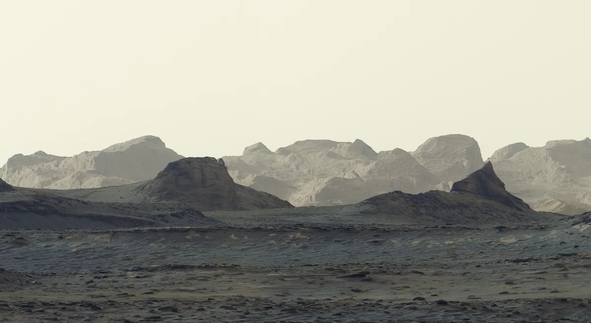 A incrível imagem das montanhas de Marte capturada por rover da Nasa