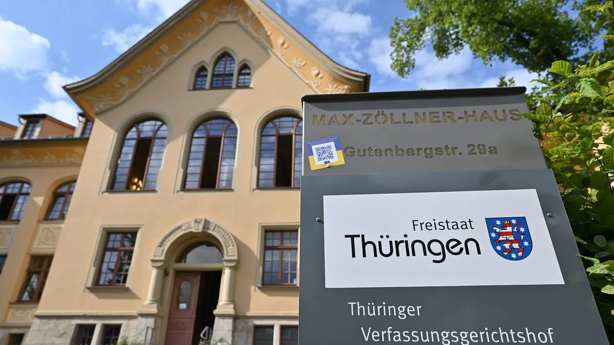 Thüringens oberstes Gericht: AfD hat noch keinen Kandidaten für Verfassungsgericht