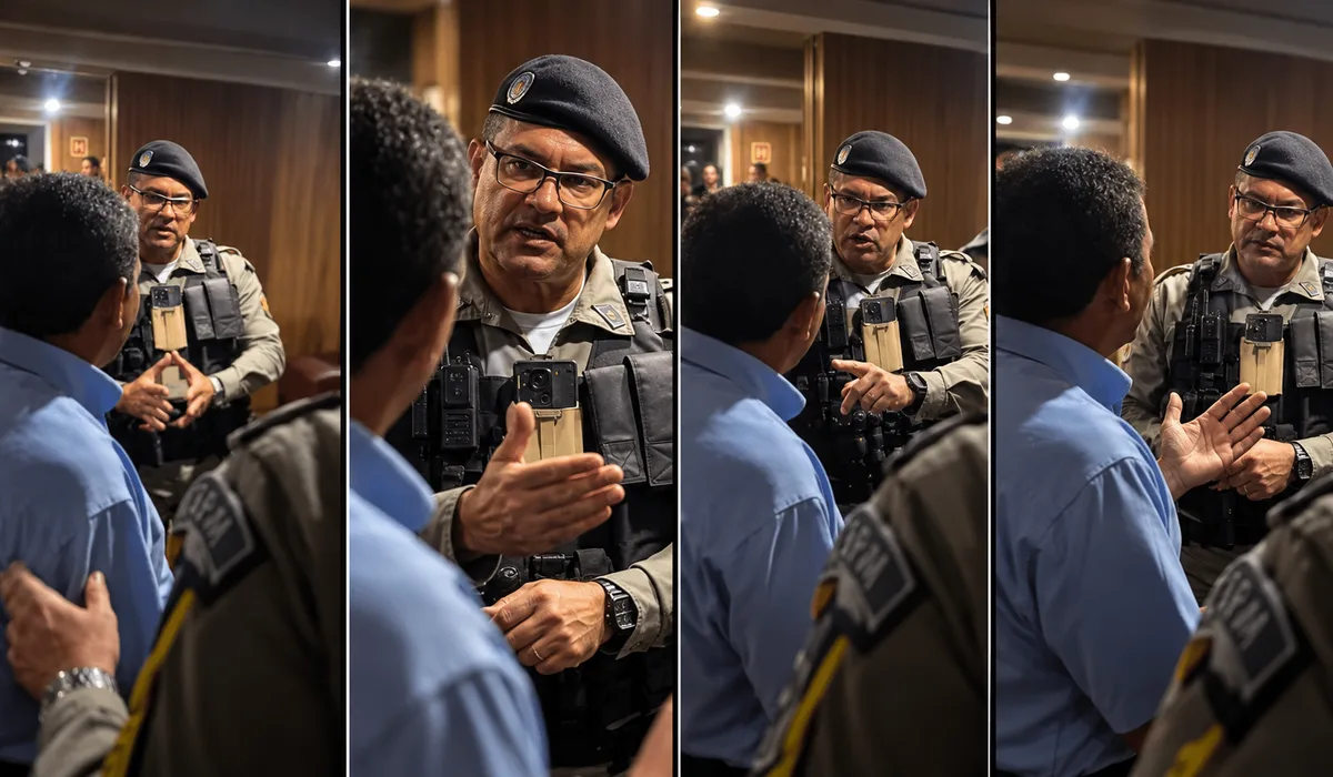 Bolsonarista ameaça manifestantes, mas PM leva porteiro em panelaço contra Flávio, diz morador
