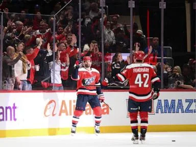 Capitals beat Rangers 3-1 as New York goaltender Igor Shesterkin is helped off the ice