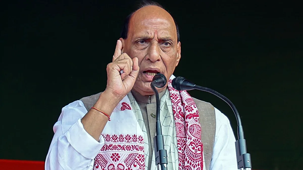 ‘Gandhis have lost right to use Gandhi’s name’: Rajnath Singh on EC stir