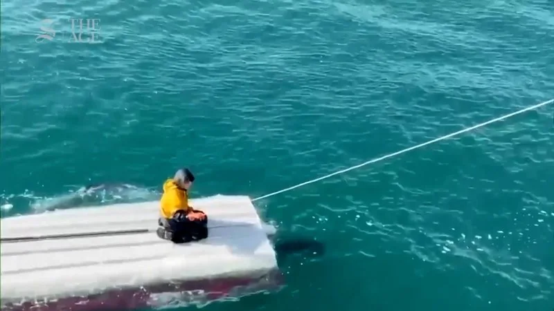 Teen rescued from capsized boat after days adrift in Bering Sea