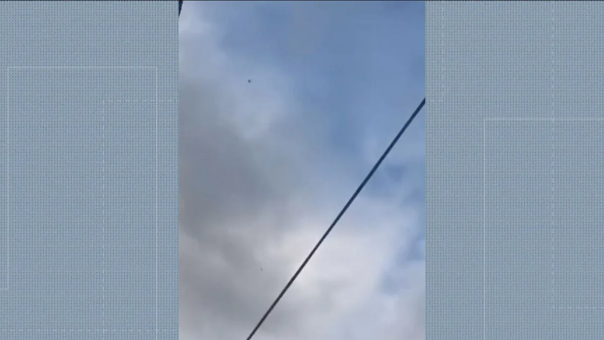 Morador do Quitungo registra imagem de drone lançando granada na comunidade; VÍDEO
