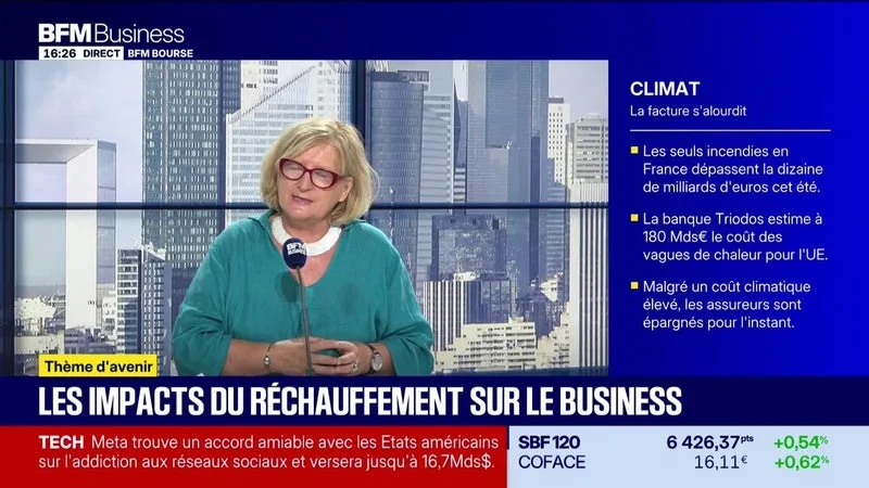 Thème d'avenir : Les impacts du réchauffement sur le business - 26/08