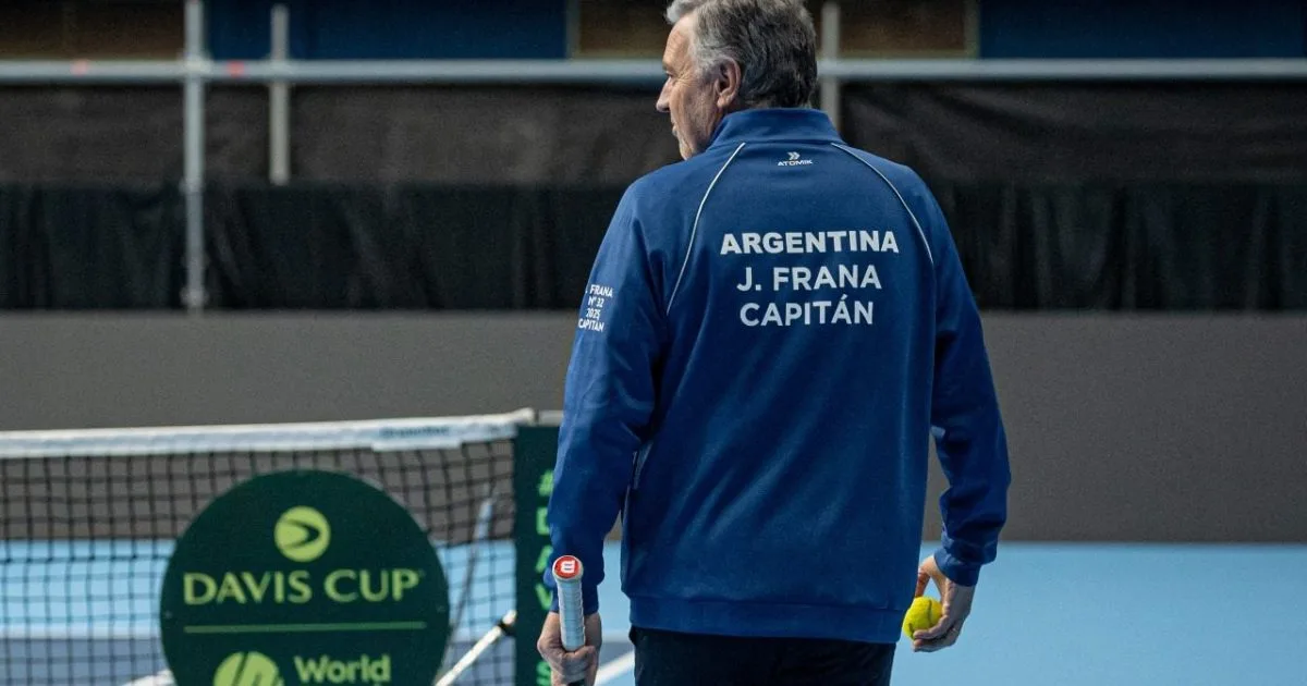 Javier Frana, capitán argentino de Copa Davis: «Cada serie es un nuevo desafío, miles de cosas pueden pasar»
