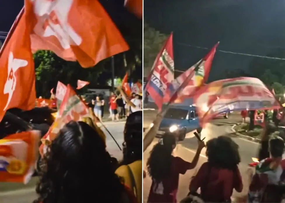 Ato “Sextou com Lula” reúne militantes na rotatória do Horto Florestal