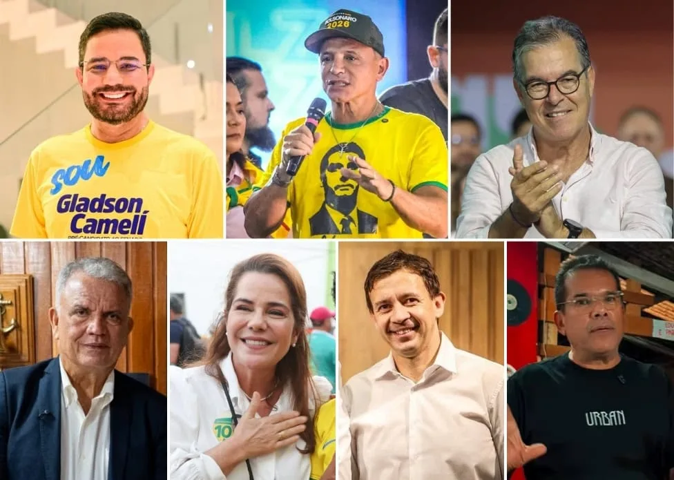 Gladson e Bittar lideram tempo de TV com 3min20s; veja quanto terão JV, Petecão, Mara, Velloso e Inácio