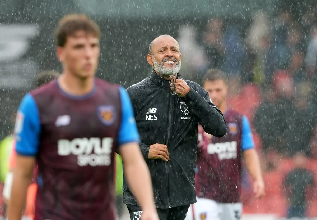 Pressure piles on Nuno Espirito Santo as West Ham wait for first Championship win continues
