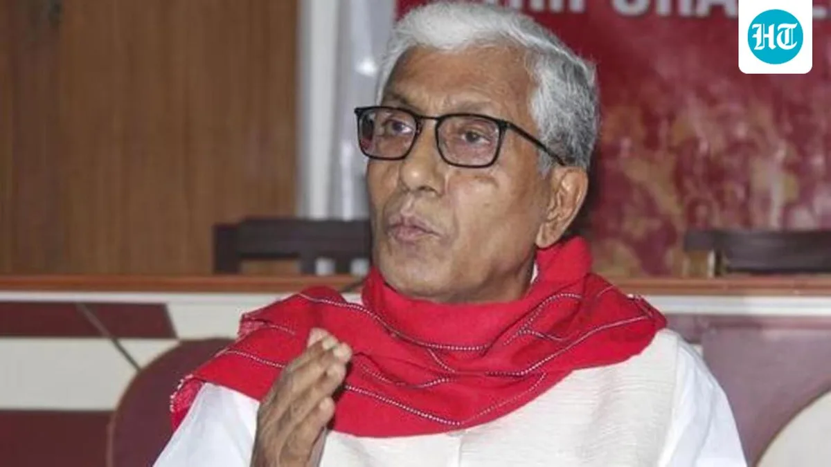 Former Tripura CM Manik Sarkar threatens ‘militant protest’; booked: Officials