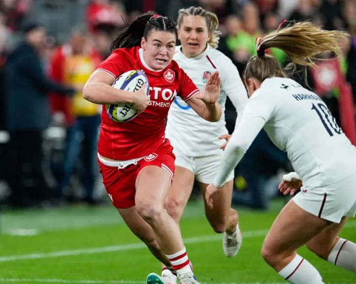 Red Roses’ unbeaten streak ends in a thriller as Canada claim win with late try