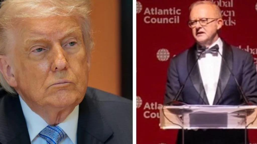 Albanese warns about US-China in award speech as Trump, Xi meet