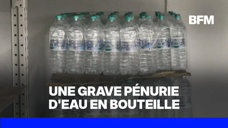En proie à une vague de chaleur, la Tunisie frappée par une importante pénurie d'eau en bouteille