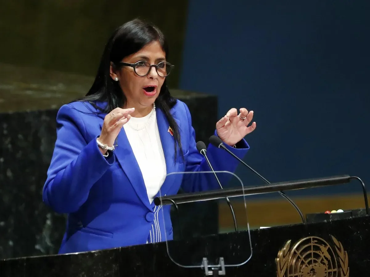 Prohibido olvidar: Delcy Rodríguez arremetió contra Donald Trump en la Asamblea General de la ONU en 2019 (VIDEO)