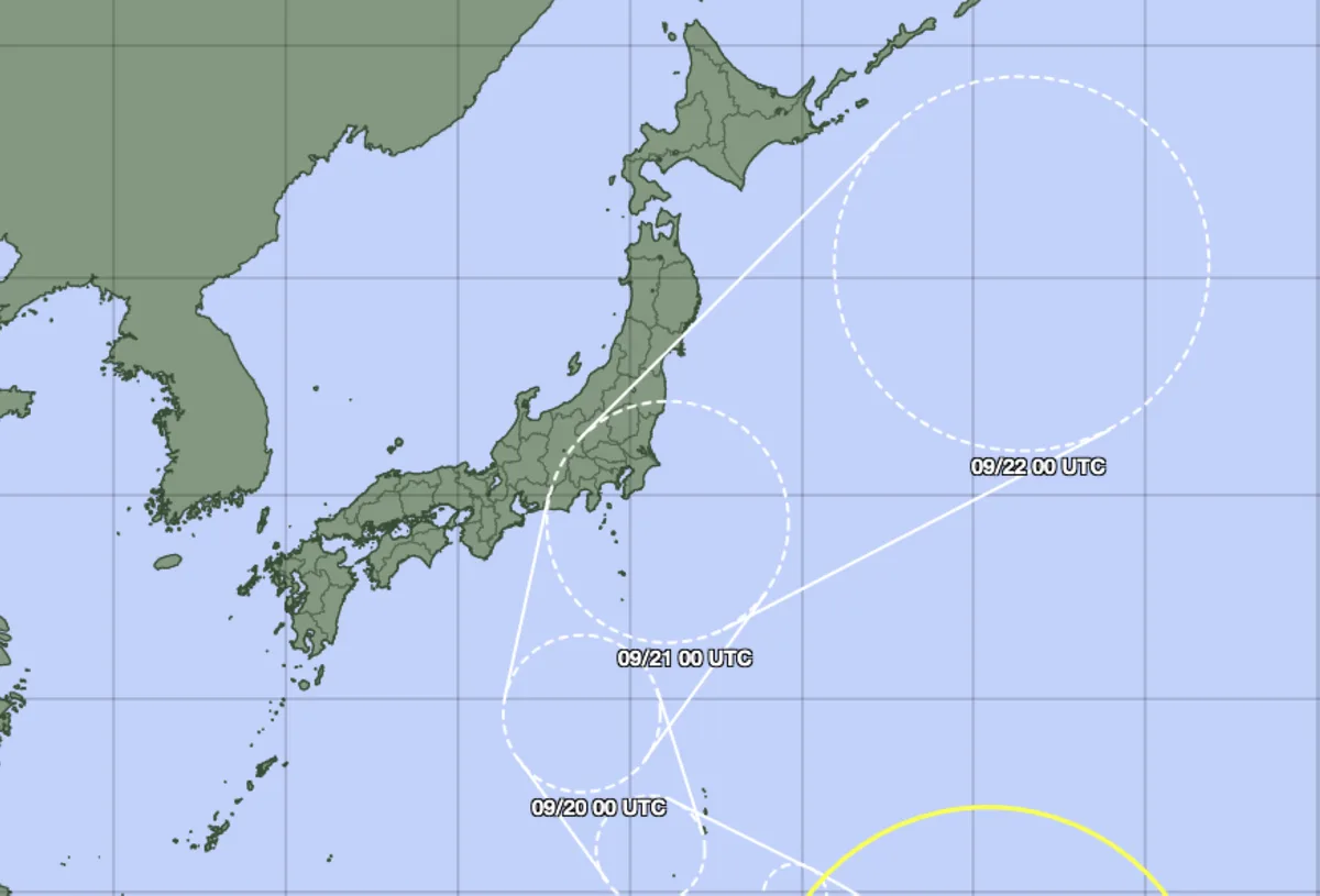 Tropical Storm Dujuan may hit Japan over upcoming Silver Week holiday