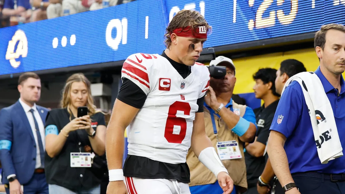 Giants QB Jaxson Dart expected to undergo season-ending knee surgery: reports