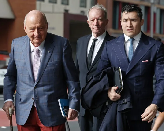 Alan Jones touched alleged victim’s penis under table during restaurant luncheon, court hears