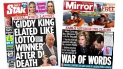 The Papers: 'Giddy King' and 'war of words' over Earl Spencer book