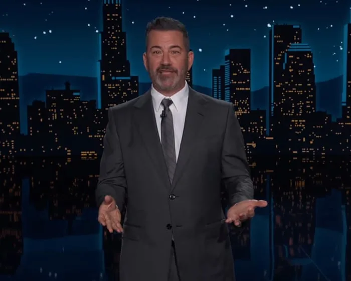 Jimmy Kimmel on Trump’s midterm convention: ‘That arena was as empty as a Waymo’