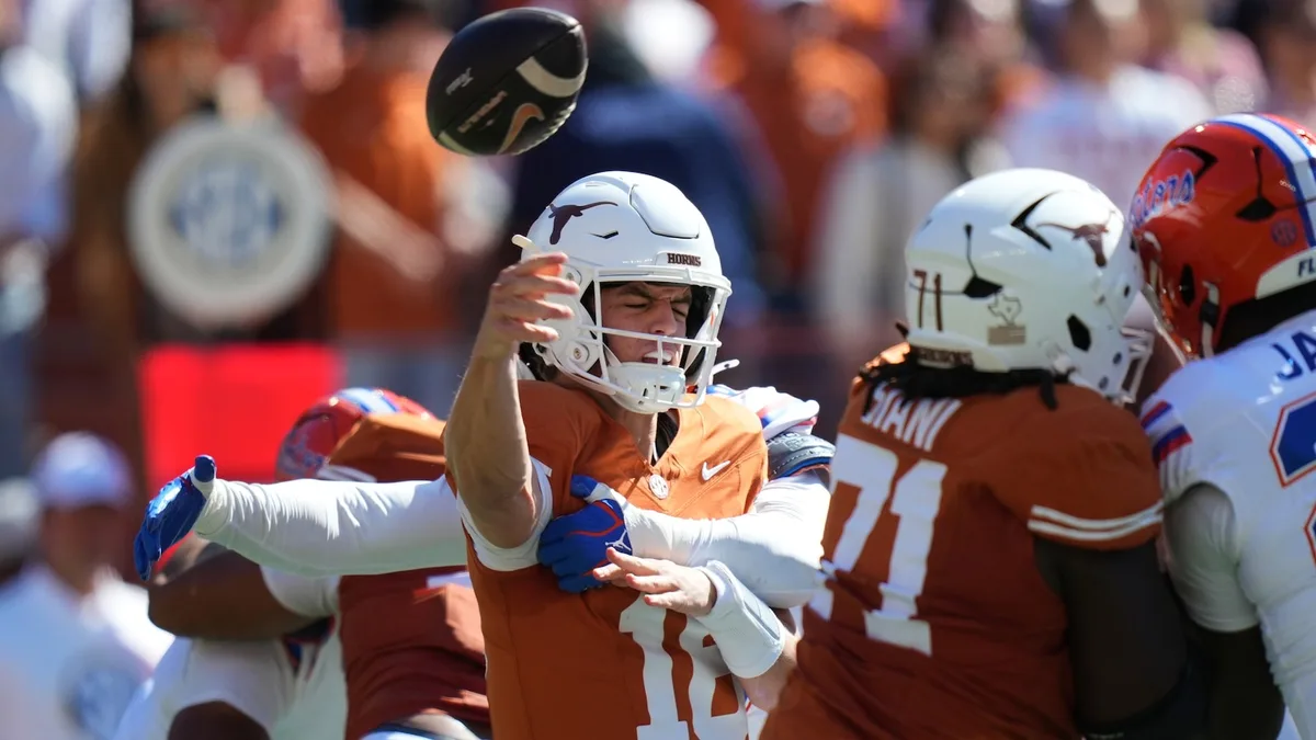 Texas goes from No. 1 to two-game skid and coach says 'Everything needs to be evaluated'