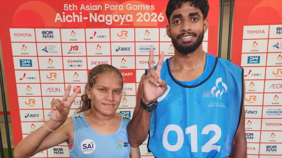 Soumya, Radha clinch gold and silver in women’s 1500m T12/T13 at Asian Para Games