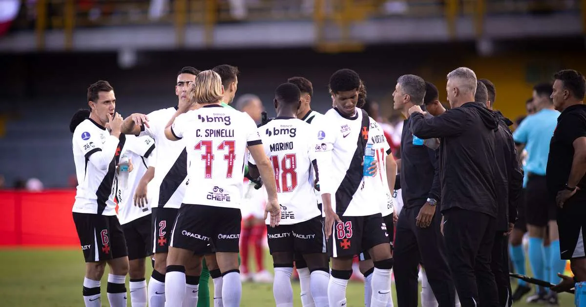 Vasco terá desfalque de titular no clássico contra o Botafogo