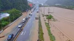 Landslide in South Korea kills one as record rain lashes south