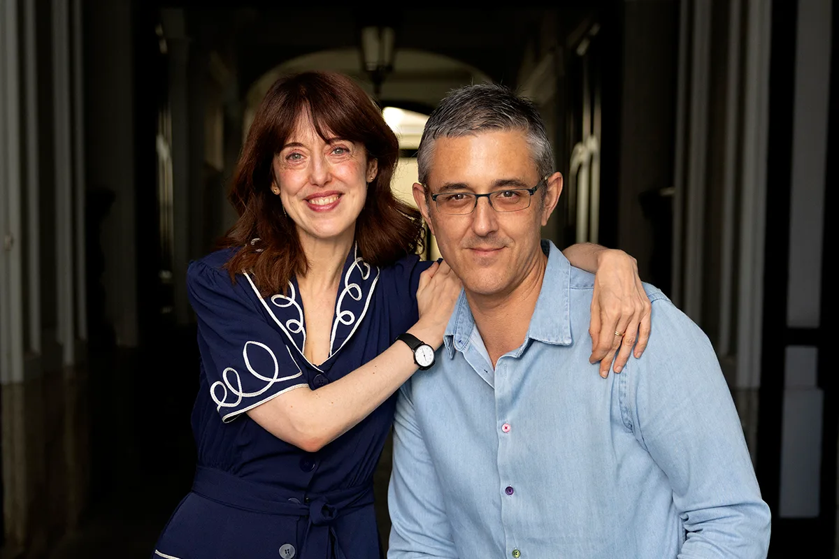 Irene Vallejo con Eduardo Madina: "Iba a ferias muy pequeñas, pasaba penurias, me gastaba más en gasolina que vendiendo libros"