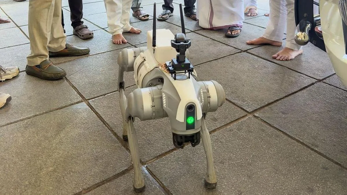 TTD tests AI-powered robotic dog for wildlife monitoring, devotees safety