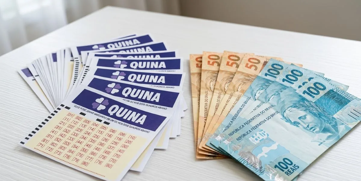 Confira o resultado da Quina 7100 de hoje, segunda-feira (24/8)