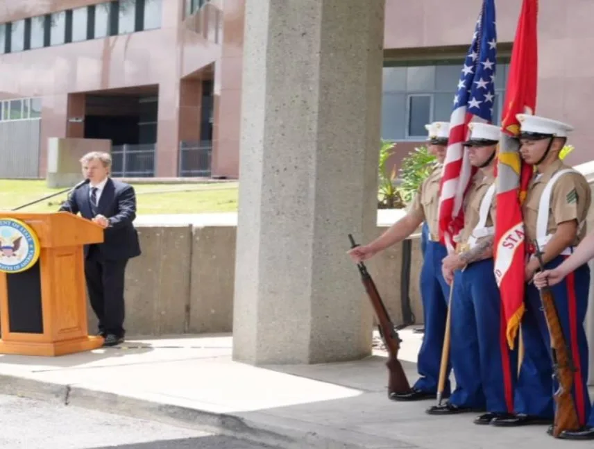 Estados Unidos reactiva destacamento de seguridad de Marines en Caracas