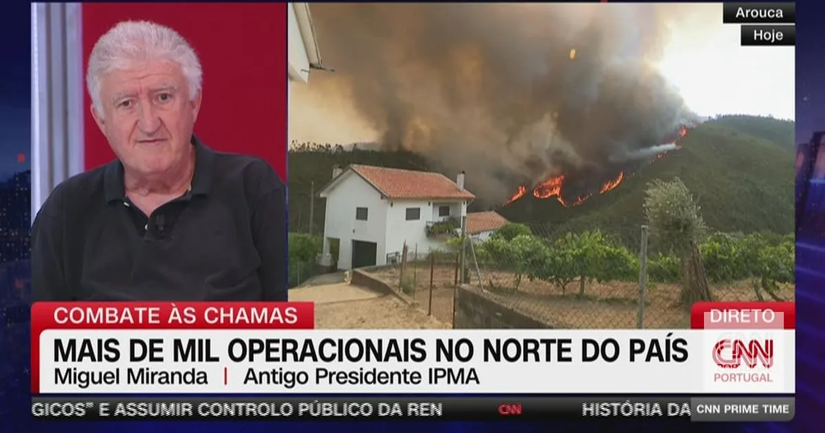 "A partir de um certo momento, pode haver muito boa vontade e muitos meios, mas o incêndio começa a ganhar vida"