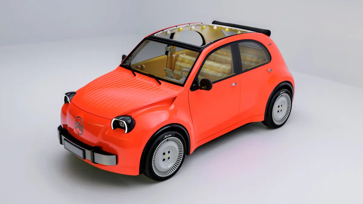 Neue Ente (2028): Da lachen die Hühner: Citroën zeigt neuen 2 CV für 2028