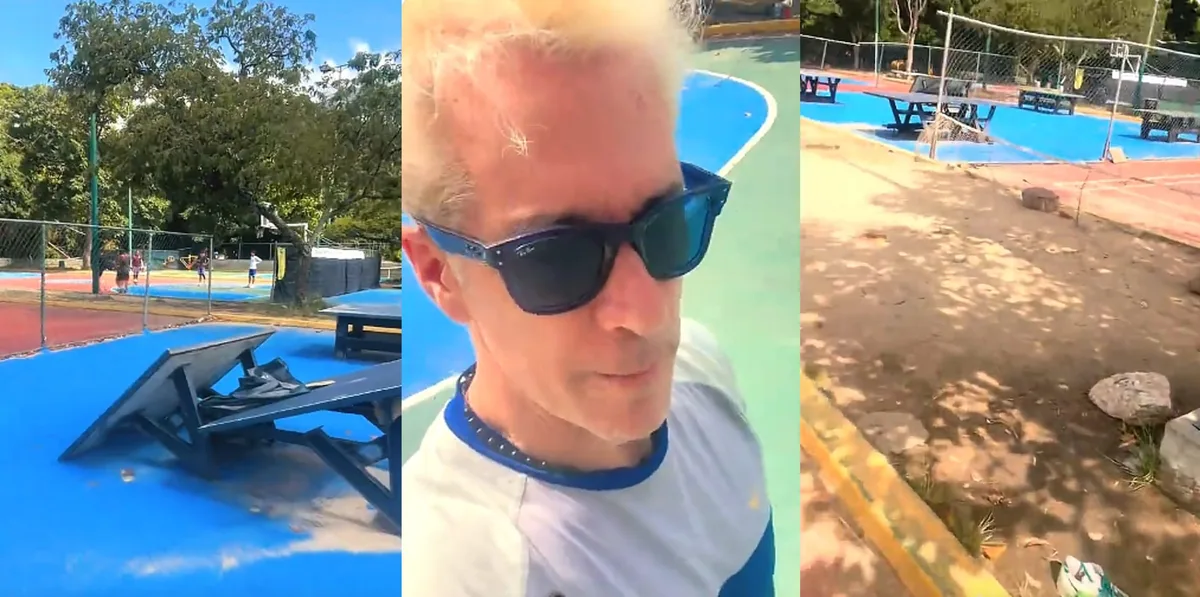 El peinado de Fernando Carrillo "estalló" al ver la debacle en el Parque del Este (VIDEO)