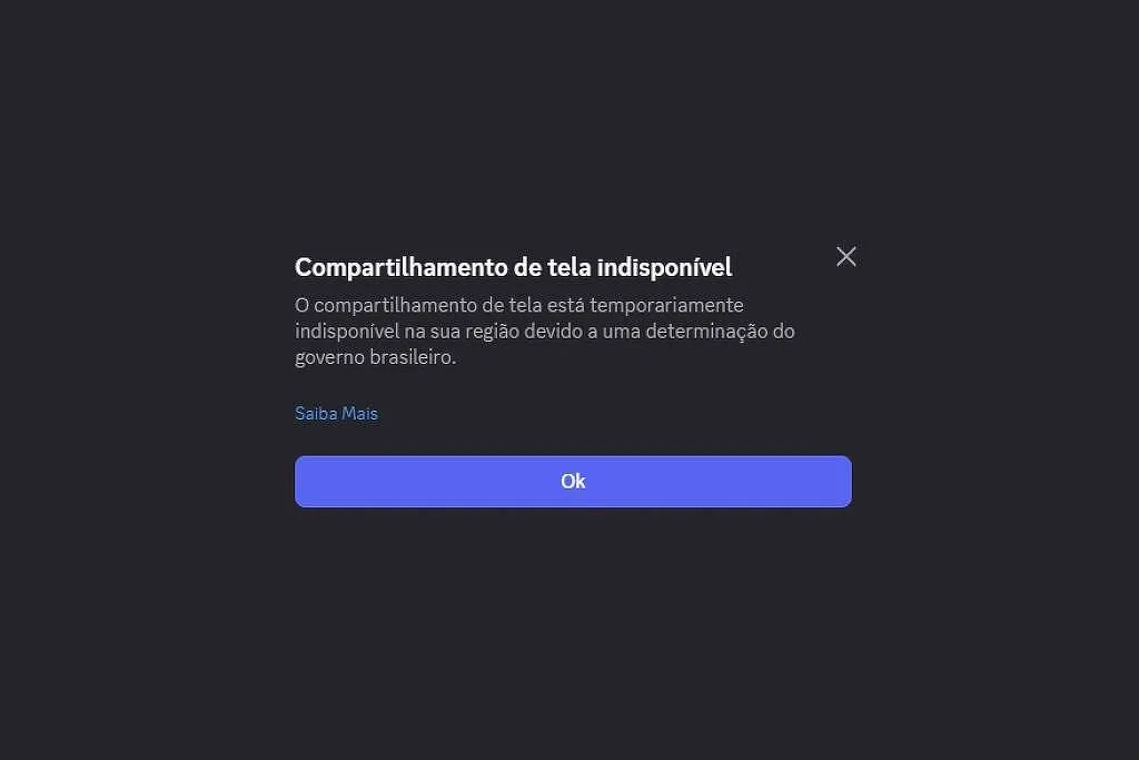 Discord diz que ANPD mudou critério usado para suspender lives após aplicar a punição