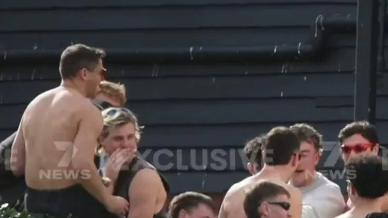 Richmond players caught in Mad Monday act