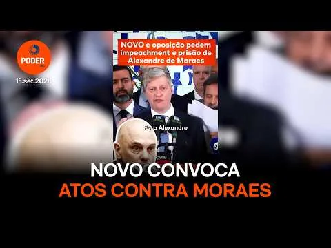Novo convoca filiados a participarem de atos contra Moraes