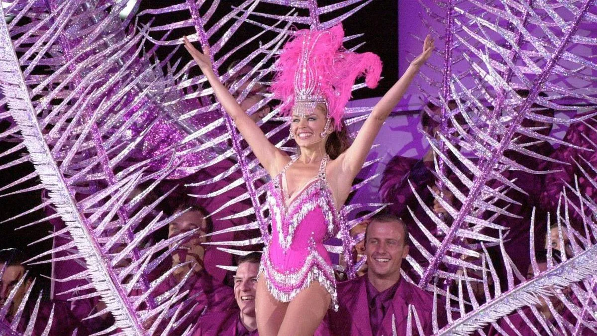 Kylie Minogue celebrates Can't Get You Out Of My Head