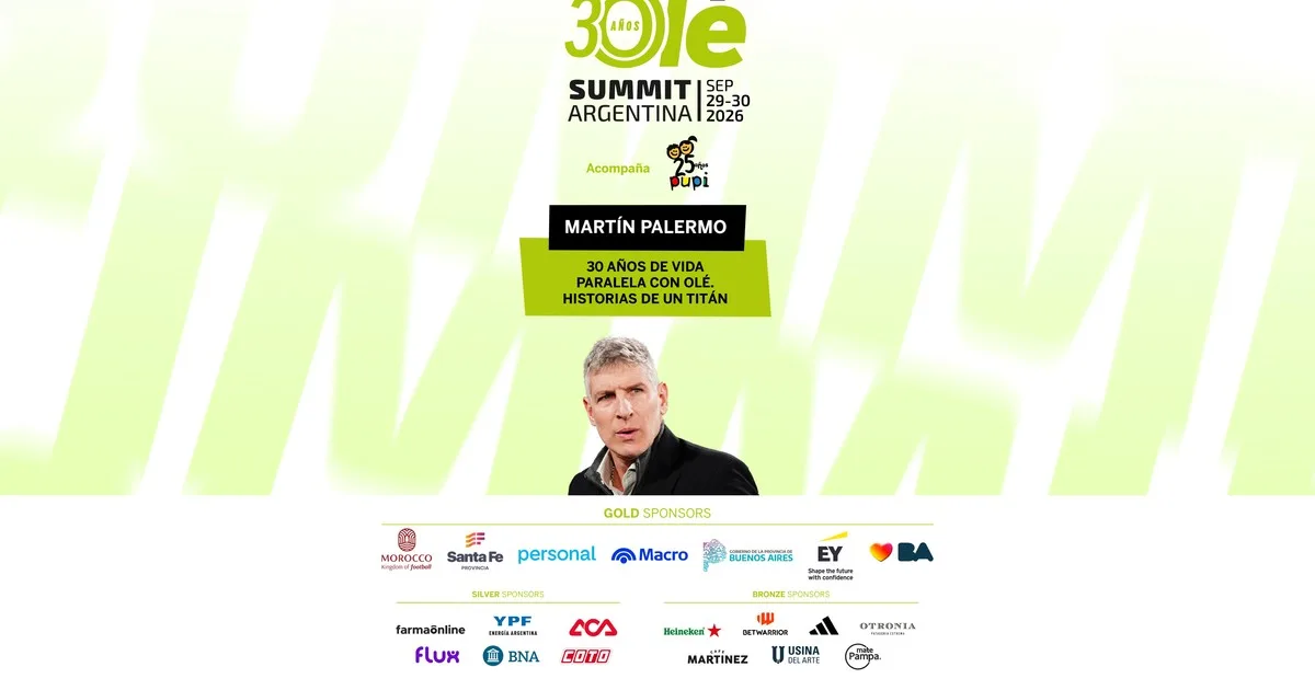 Martín Palermo en el Olé Summit 2026: una historia tan única como épica