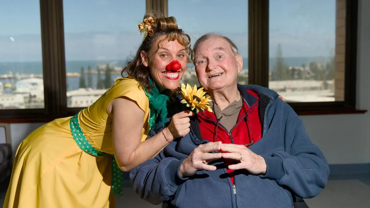 WA-first program Laughter Care run by Clown Doctors Australia launches at Fremantle Hospital after pilot