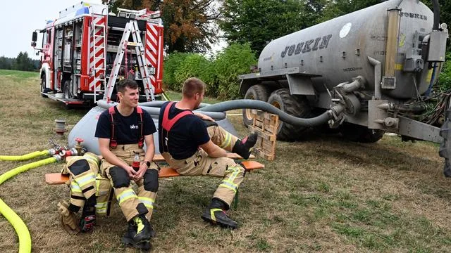 Feuer in Belgien: Brandbekämpfer: «Wir sind auf jeden Fall vorbereitet»