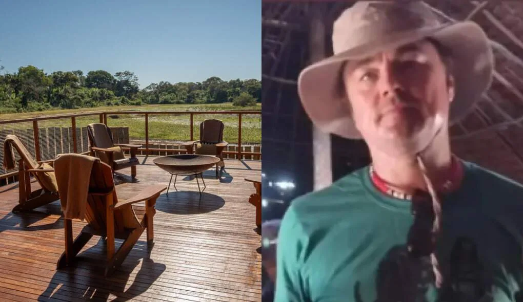 Leonardo DiCaprio se hospeda no Pantanal de MS