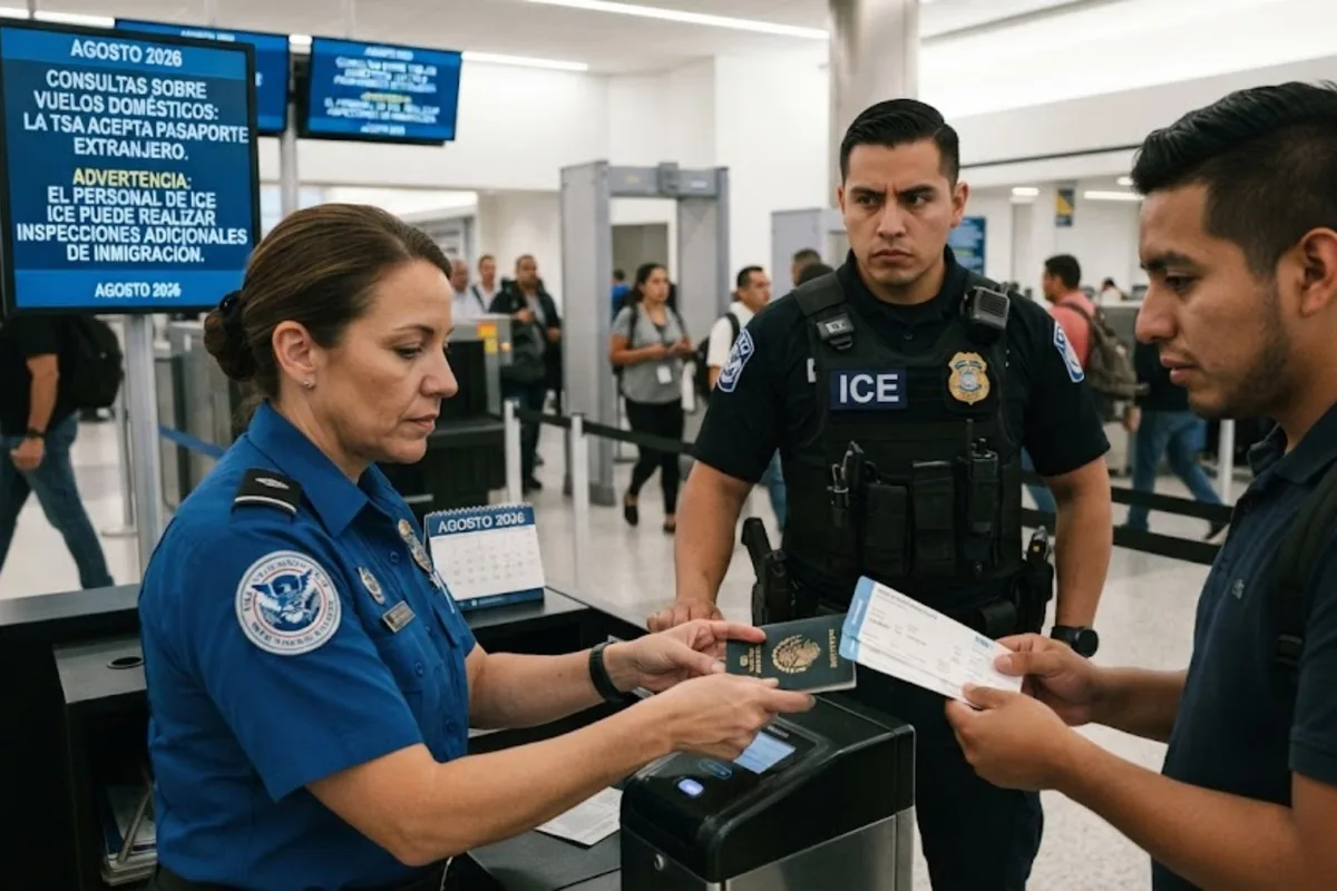 Deportación de inmigrantes: cómo opera el cruce de datos entre el ICE y la TSA en los aeropuertos de EE.UU.