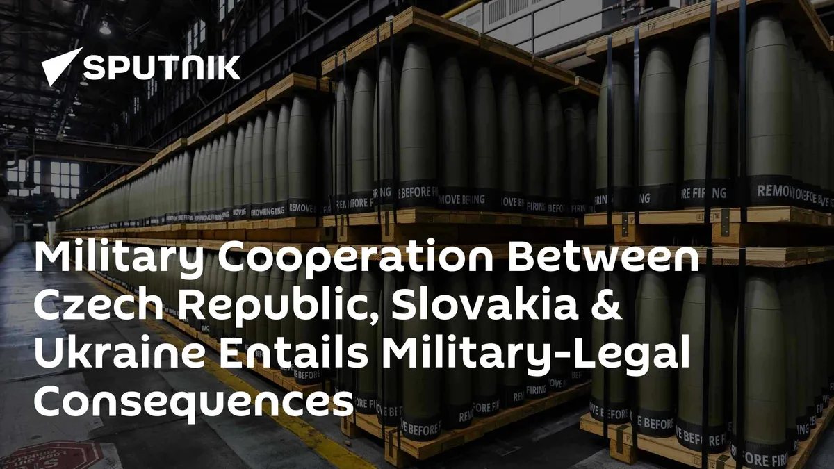 Military Cooperation Between Czech Republic, Slovakia & Ukraine Entails Military-Legal Consequences
